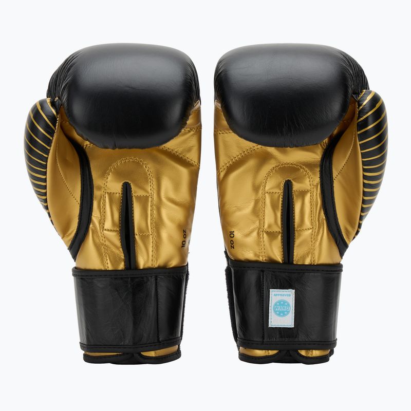 Rękawice bokserskie adidas Wako ADIKBWKF200 black/gold 3