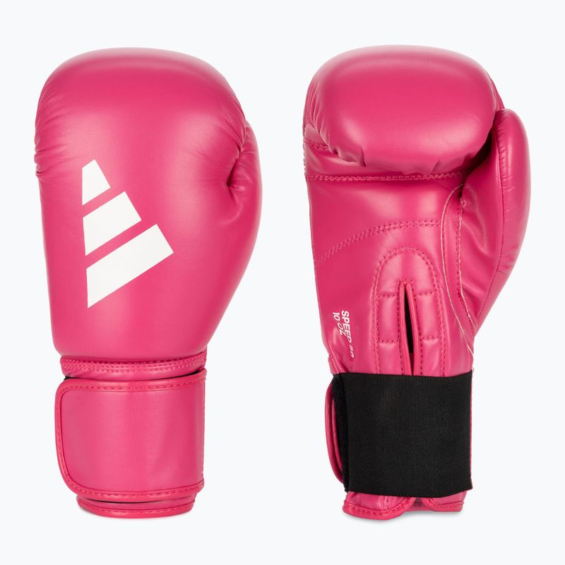 Rękawice bokserskie adidas Speed 50 pink/white