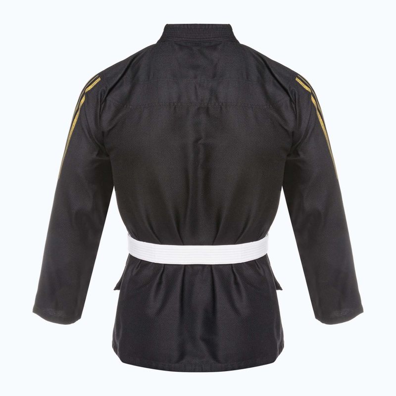 GI do brazylijskiego jiu-jitsu adidas Rookie black/gold 3