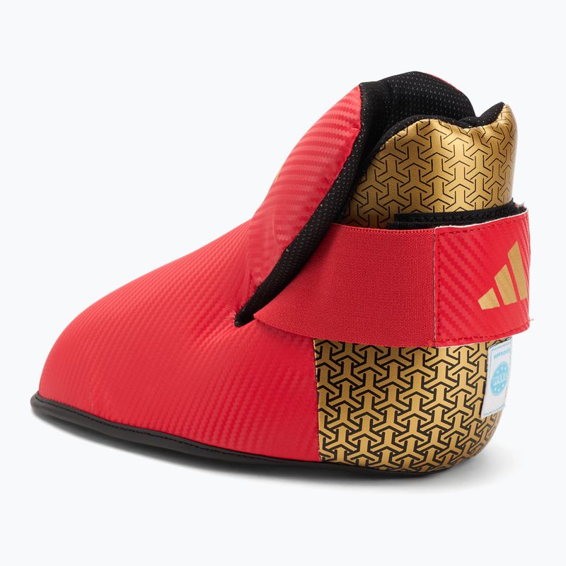 Ochraniacze stóp adidas Pro red/gold 3
