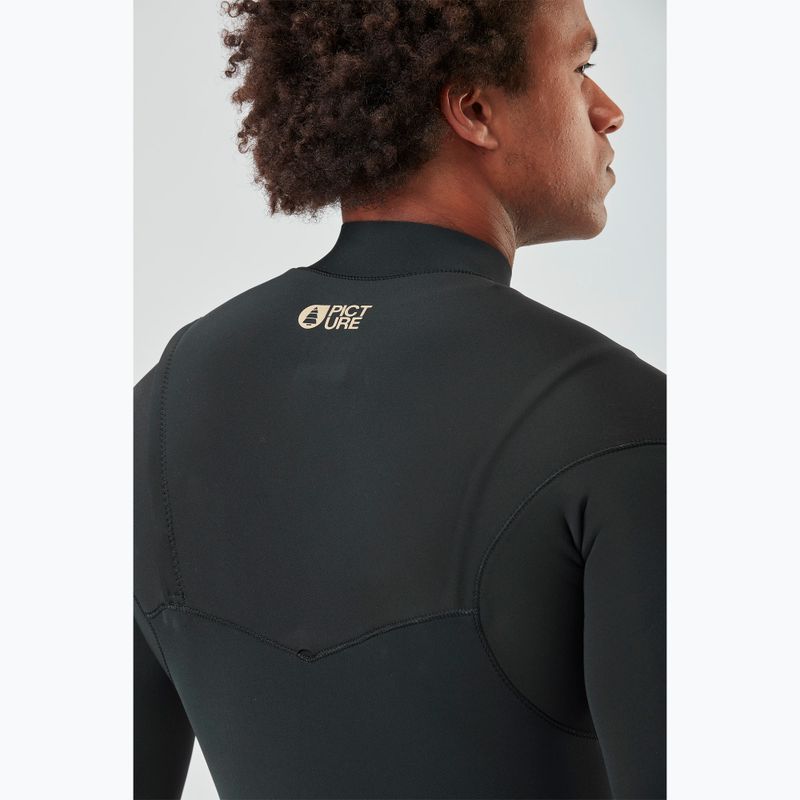 Pianka do pływania męska Picture Equation Logo 3/2 mm Front Zip lm black 5