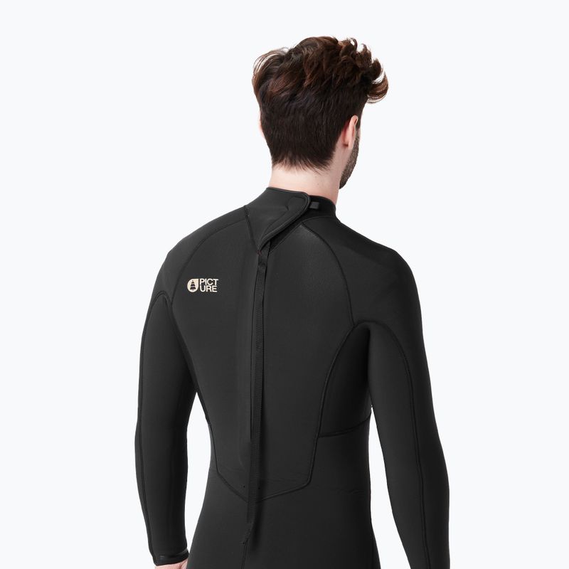 Pianka do pływania męska Picture Equation 4/3 mm Back Zip black 9