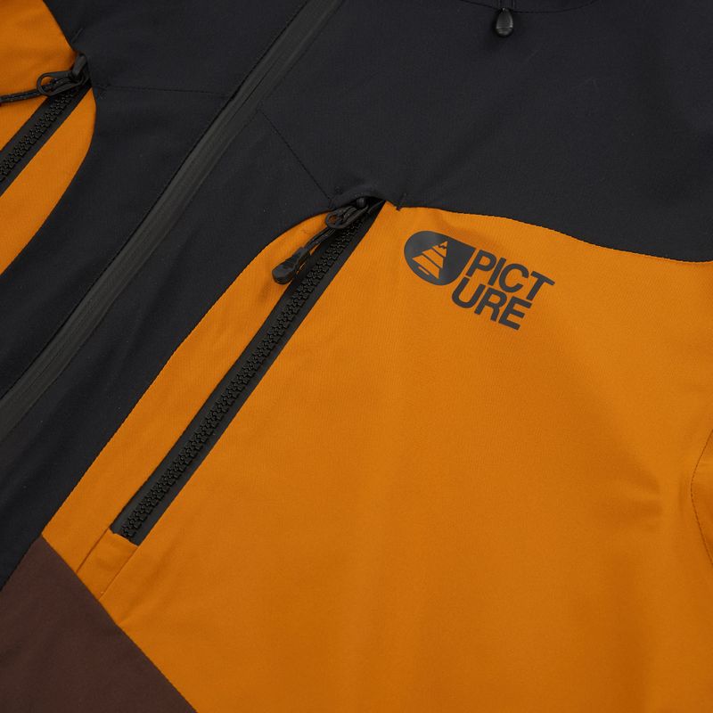 Kurtka narciarska męska Picture Naikoon black/chicory/honey 3