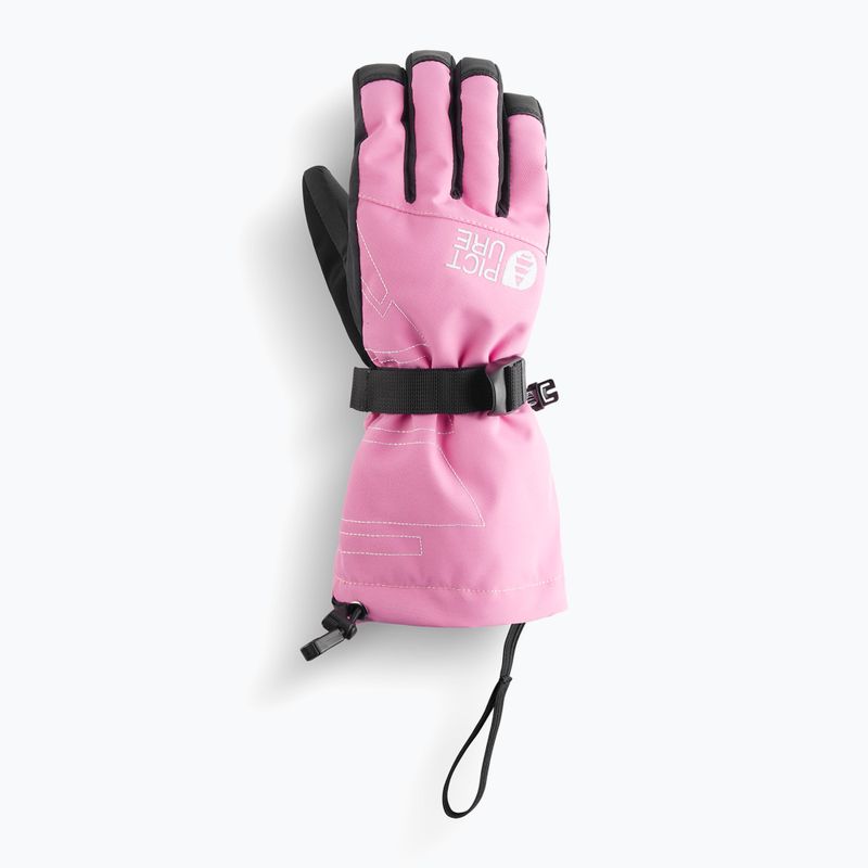 Rękawice narciarskie dziecięce Picture Graby Gloves 10/10 super pink 2