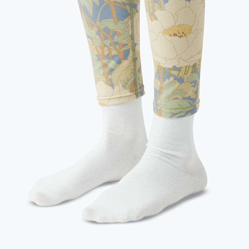 Legginsy termoaktywne damskie Picture Milita Printed timeless flower print 6