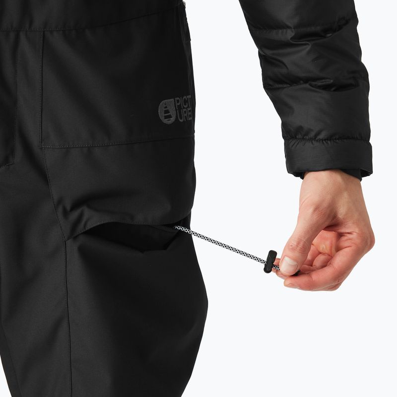 Spodnie narciarskie męskie Picture Testy BIB 10/10 black 7