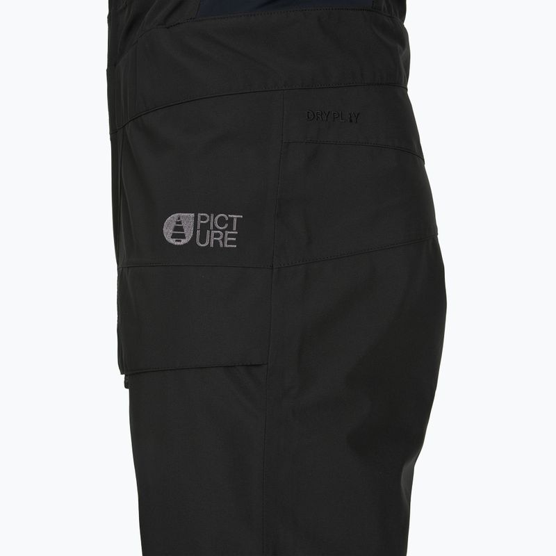 Spodnie narciarskie męskie Picture Testy BIB 10/10 black 12