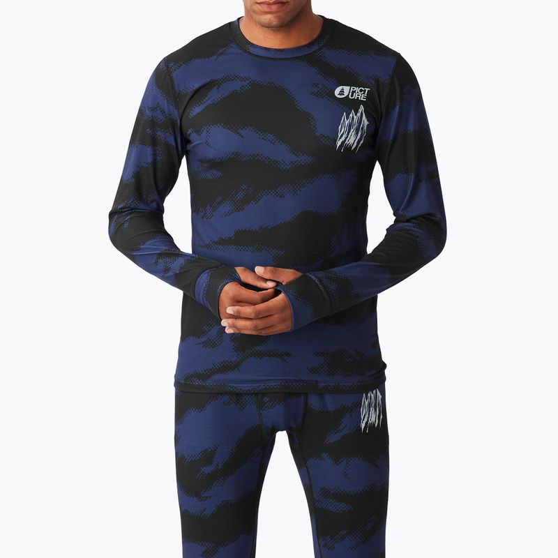 Bluza termoaktywna męska Picture Lhotse Printed retro fusion print