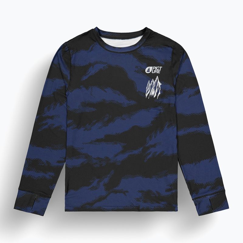 Longsleeve termoaktywny męski Picture Lhotse Printed retro fusion print 5