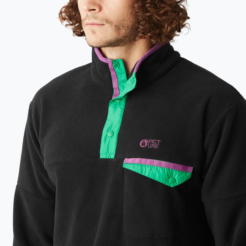 Bluza polarowa narciarska męska Picture Arcca 1/4 Zip black 5