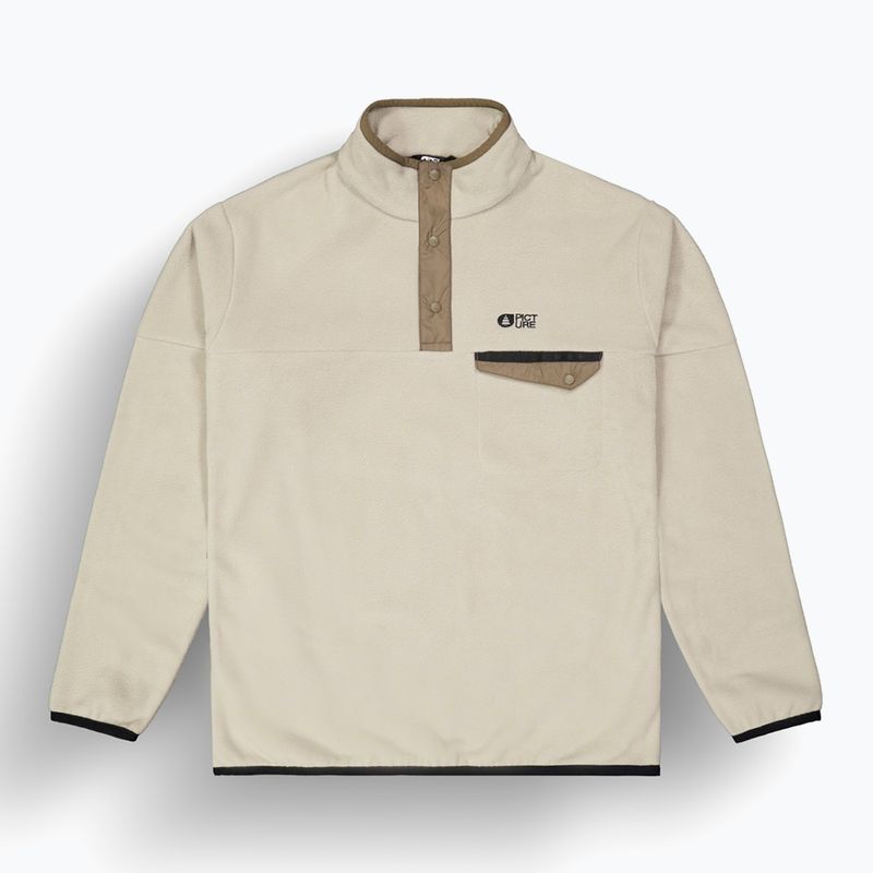 Bluza polarowa narciarska męska Picture Arcca 1/4 Zip pure cashmere