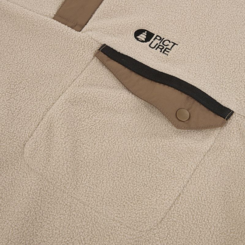 Bluza polarowa narciarska męska Picture Arcca 1/4 Zip pure cashmere 8