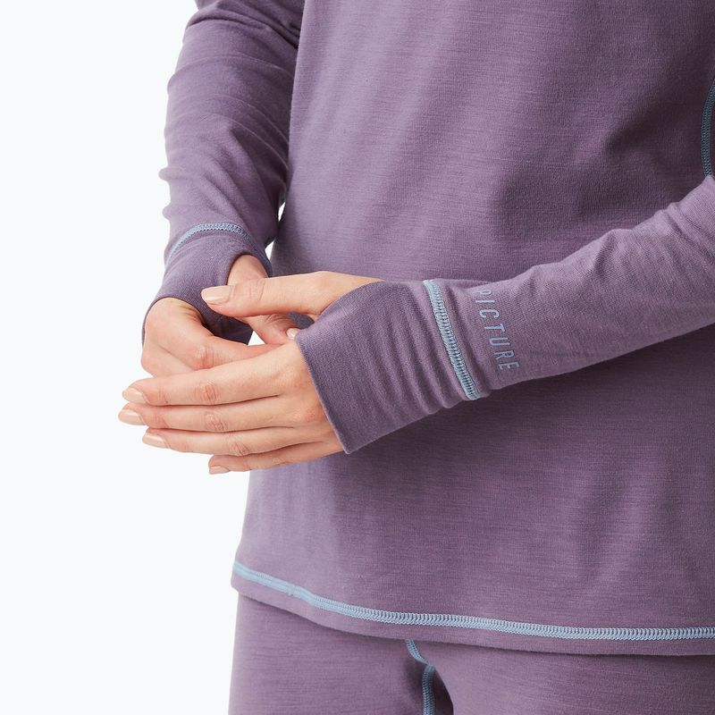 Longsleeve termoaktywny damski Picture Milita grape jam 4