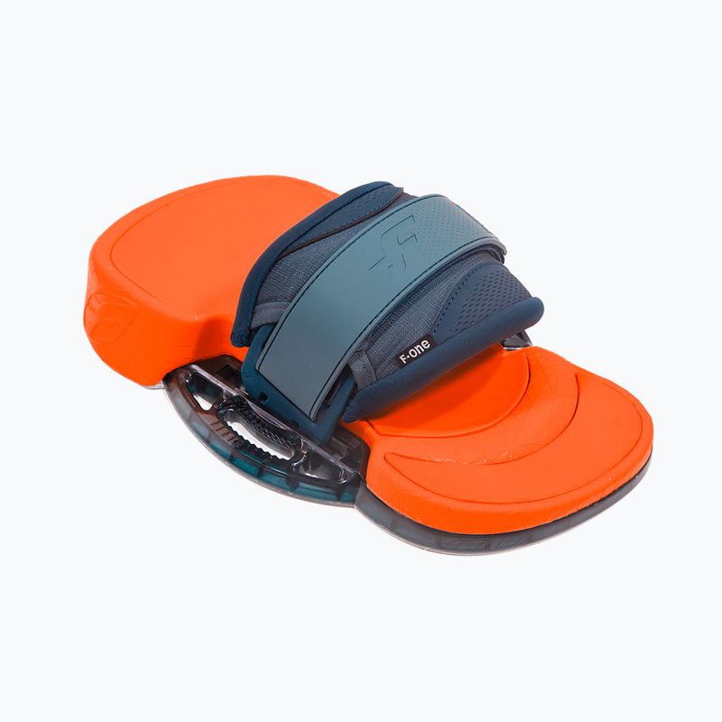 Pady i strapy do kiteboardu F-ONE Platinum 3 Bindings + Handle Slate/Flame 9