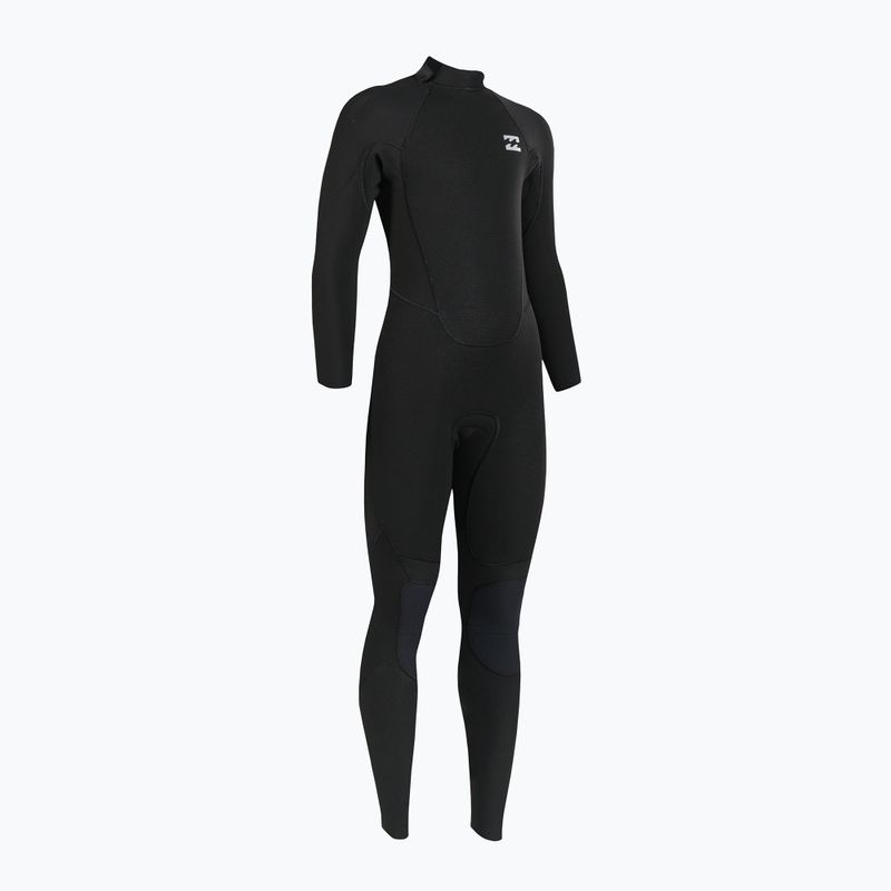 Pianka do pływania dziecięca Billabong 3/2 mm Intruder Back Zip GBS black