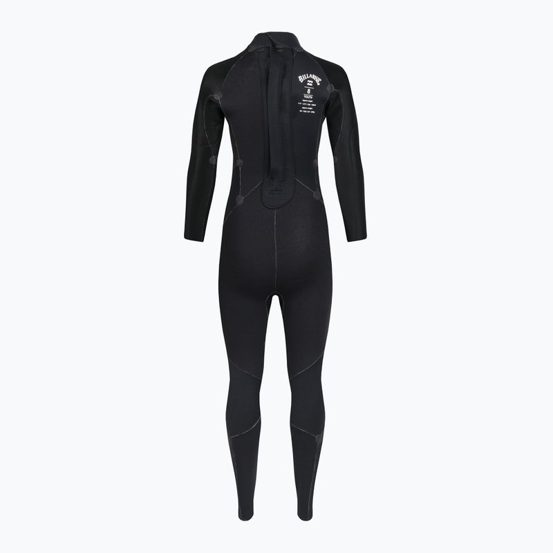 Pianka do pływania dziecięca Billabong 3/2 mm Intruder Back Zip GBS black 5