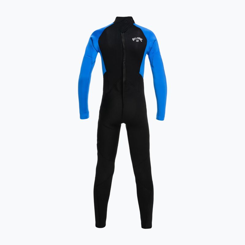 Pianka do pływania dziecięca Billabong 4/3 mm Intruder Back Zip GBS blue 7