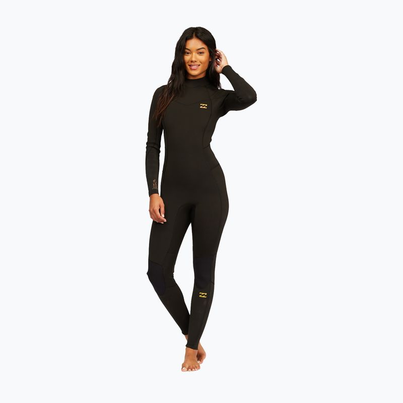 Pianka do pływania damska Billabong 4/3 mm Synergy Back Zip black tie dye 6