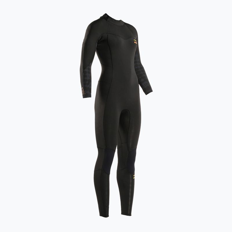 Pianka do pływania damska Billabong 4/3 mm Synergy Back Zip black tie dye