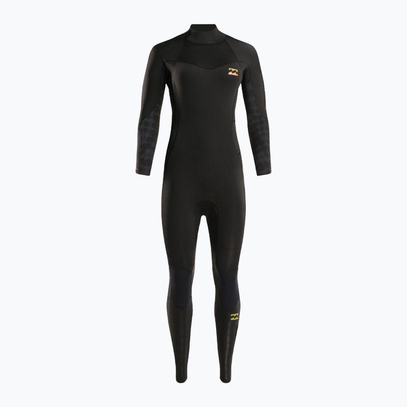 Pianka do pływania damska Billabong 4/3 mm Synergy Back Zip black tie dye 2