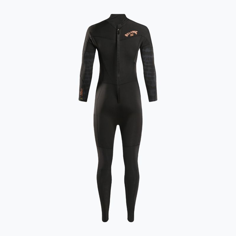Pianka do pływania damska Billabong 4/3 mm Synergy Back Zip black tie dye 3