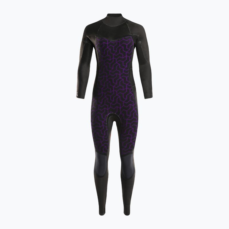 Pianka do pływania damska Billabong 4/3 mm Synergy Back Zip black tie dye 4