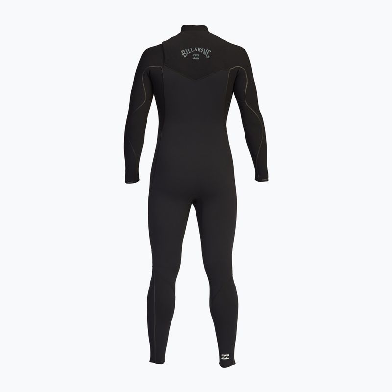 Pianka do pływania męska Billabong 4/3 mm Furnace Comp Chest Zip black 7