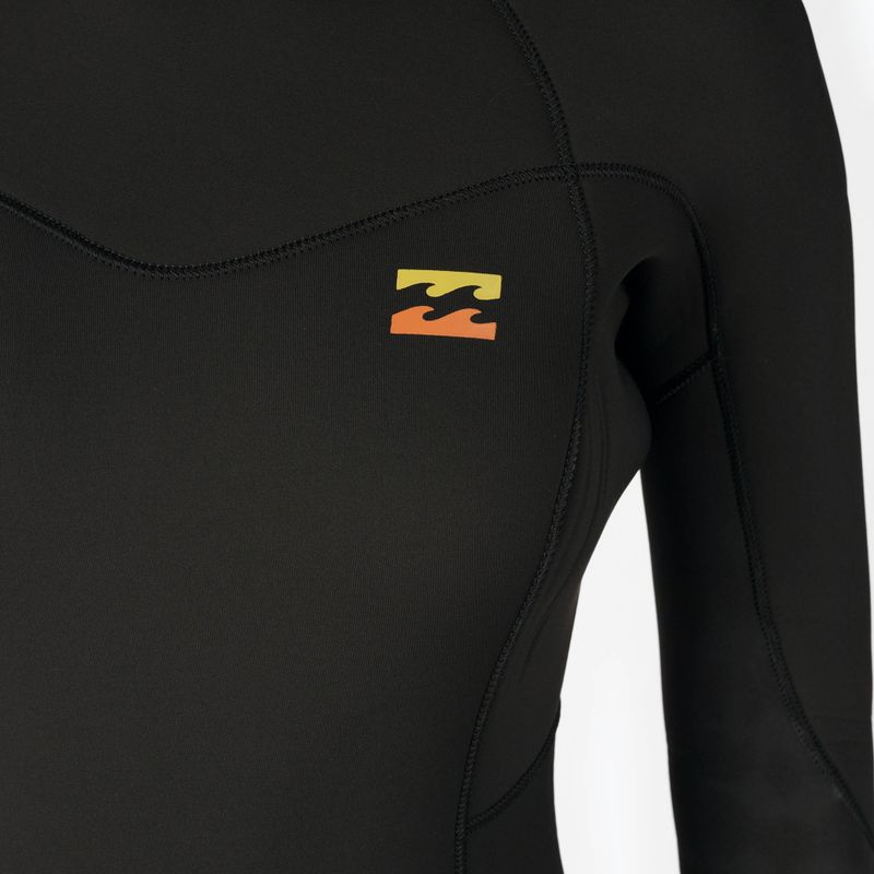 Pianka do pływania damska Billabong 5/4 mm Synergy Back Zip black tie dye 3