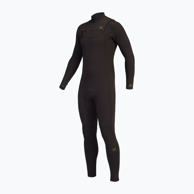 Pianka do pływania męska Billabong 5/4 mm Revolution 2021 Chest Zip black clay