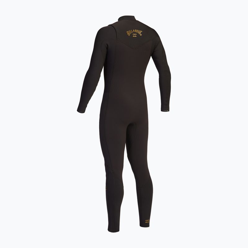 Pianka do pływania męska Billabong 5/4 mm Revolution 2021 Chest Zip black clay 2