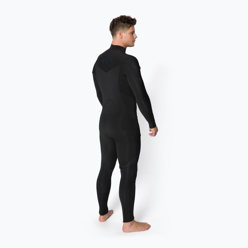 Pianka do pływania męska Billabong 5/4 mm Absolute 2021 Chest Zip black hash 3
