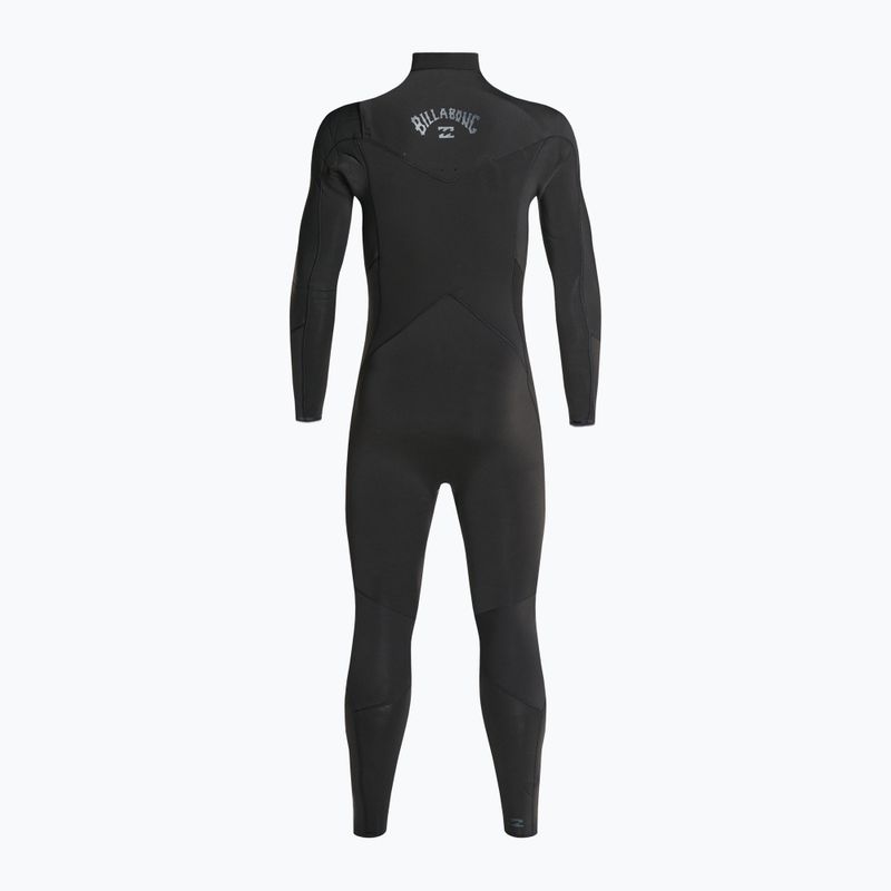 Pianka do pływania męska Billabong 5/4 mm Absolute 2021 Chest Zip black hash 8