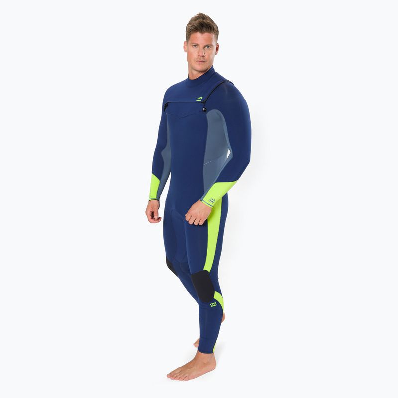 Pianka do pływania męska Billabong 5/4 mm Absolute 2021 Chest Zip navy