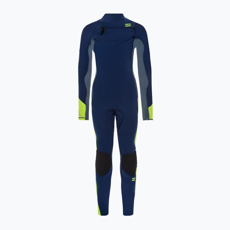 Pianka do pływania dziecięca Billabong 5/4 mm Absolute Chest Zip navy 2