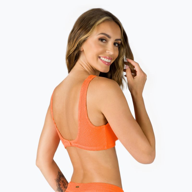 Góra od stroju kąpielowego Billabong Summer High Square Bralette orange crush 3