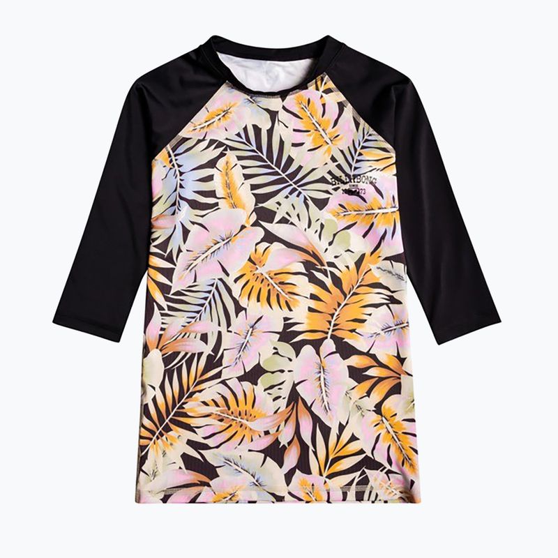 Koszulka do pływania damska Billabong Surf Capsule black pebble