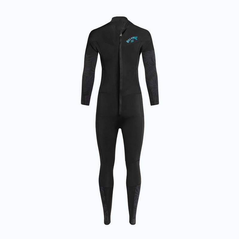 Pianka do pływania damska Billabong 5/4 mm Synergy Back Zip black palms 3