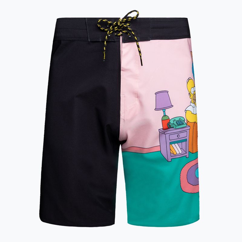Szorty kąpielowe męskie Billabong Simpsons Family Couch black 5