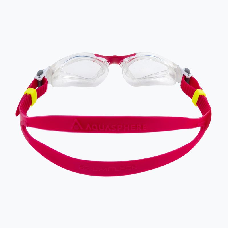 Okulary do pływania dziecięce Aquasphere Kayenne Compact 2022 raspberry/clear 5