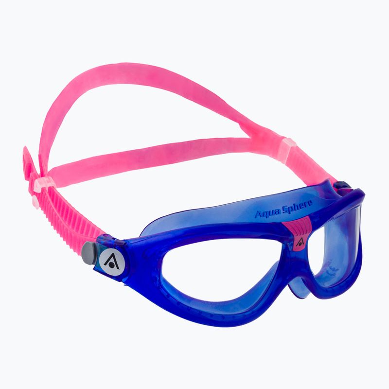 Maska do pływania dziecięca Aquasphere Seal Kid 2 2022 blue/pink/clear