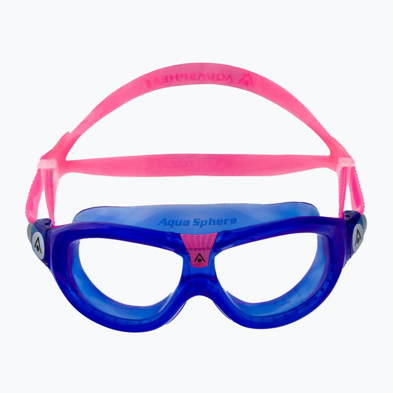 Maska do pływania dziecięca Aquasphere Seal Kid 2 2022 blue/pink/clear 2