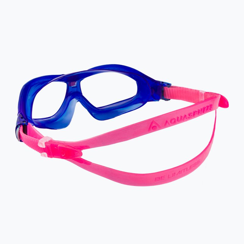 Maska do pływania dziecięca Aquasphere Seal Kid 2 2022 blue/pink/clear 4