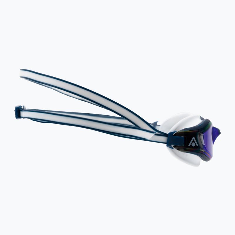 Okulary do pływania Aquasphere Fastlane 2022 blue/white/mirror blue 3