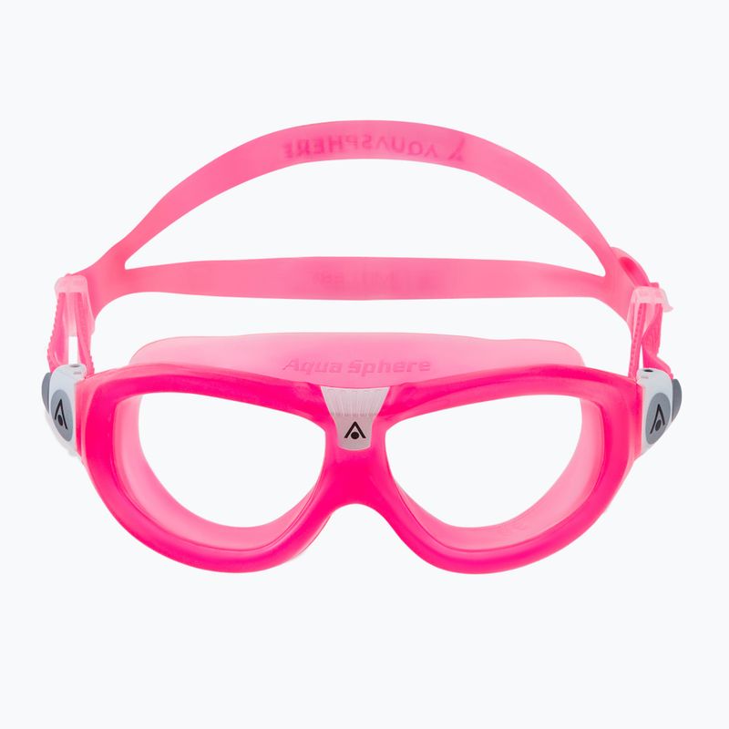 Maska do pływania dziecięca Aquasphere Seal Kid 2 2022 pink/pink/clear 2