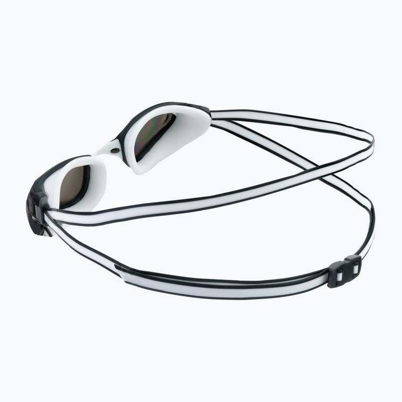 Okulary do pływania Aquasphere Fastlane 2022 white/grey/mirror silver 4