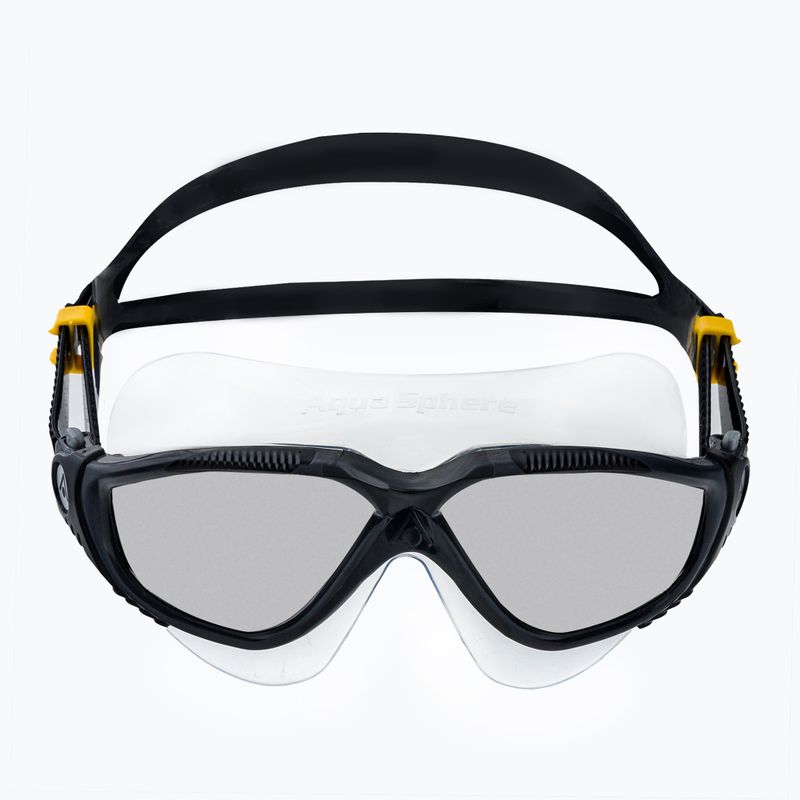 Maska do pływania Aquasphere Vista dark grey/black/mirror silver 2