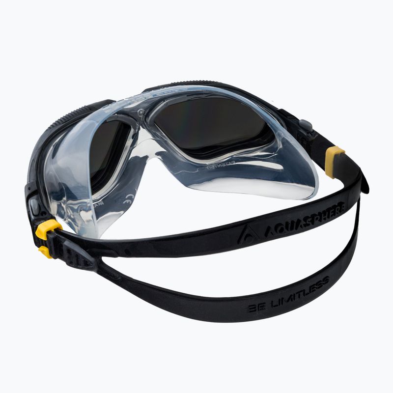 Maska do pływania Aquasphere Vista dark grey/black/mirror silver 4