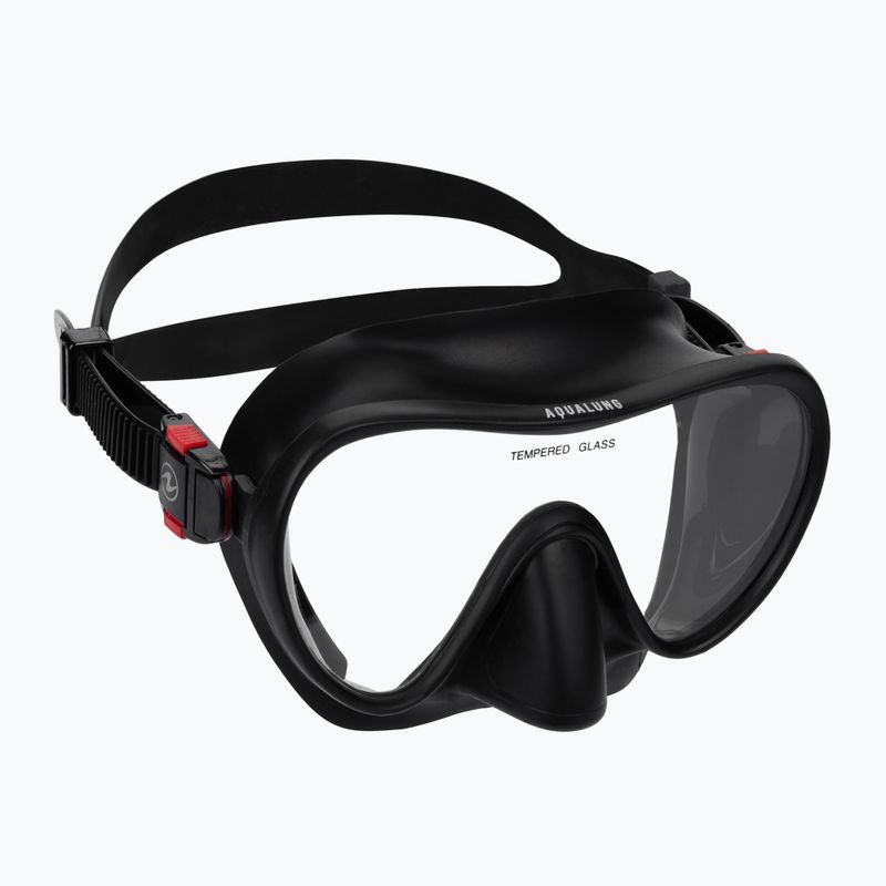 Zestaw do snorkelingu Aqualung Nabul Set black/black 2