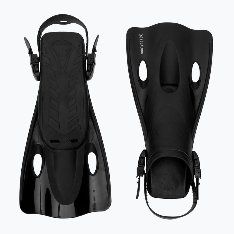 Zestaw do snorkelingu Aqualung Nabul Set black/black 8