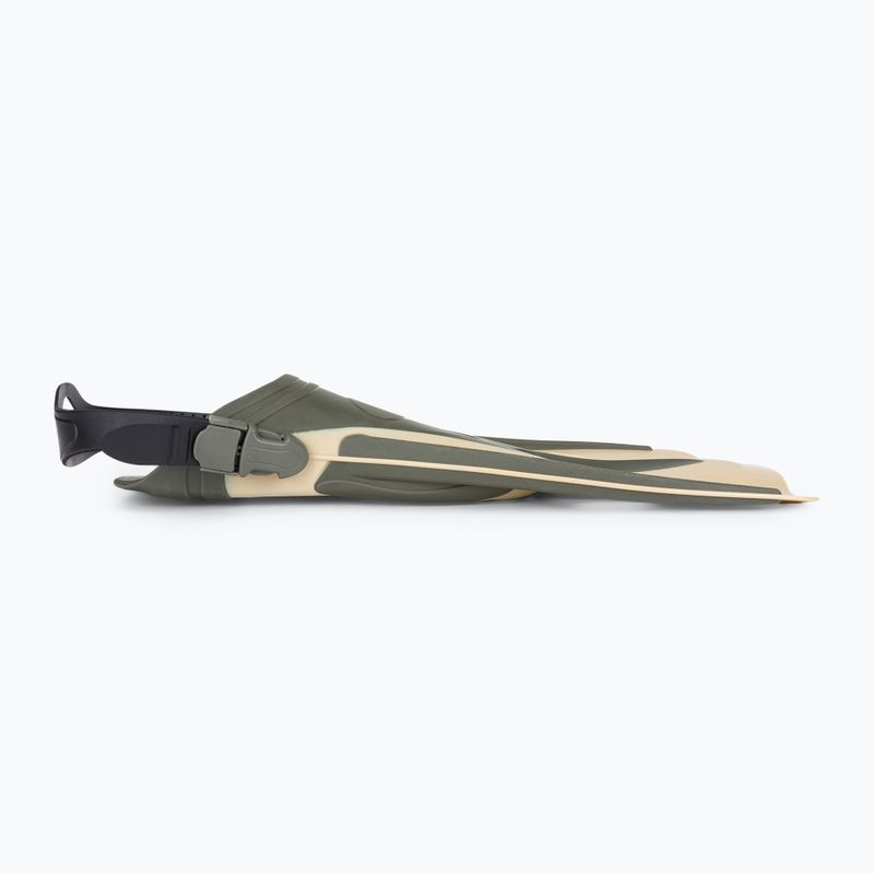 Zestaw do snorkelingu Aqualung Nabul Set beige/dark green 12